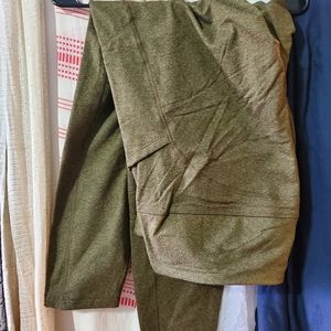 Olive Green Women's Pants